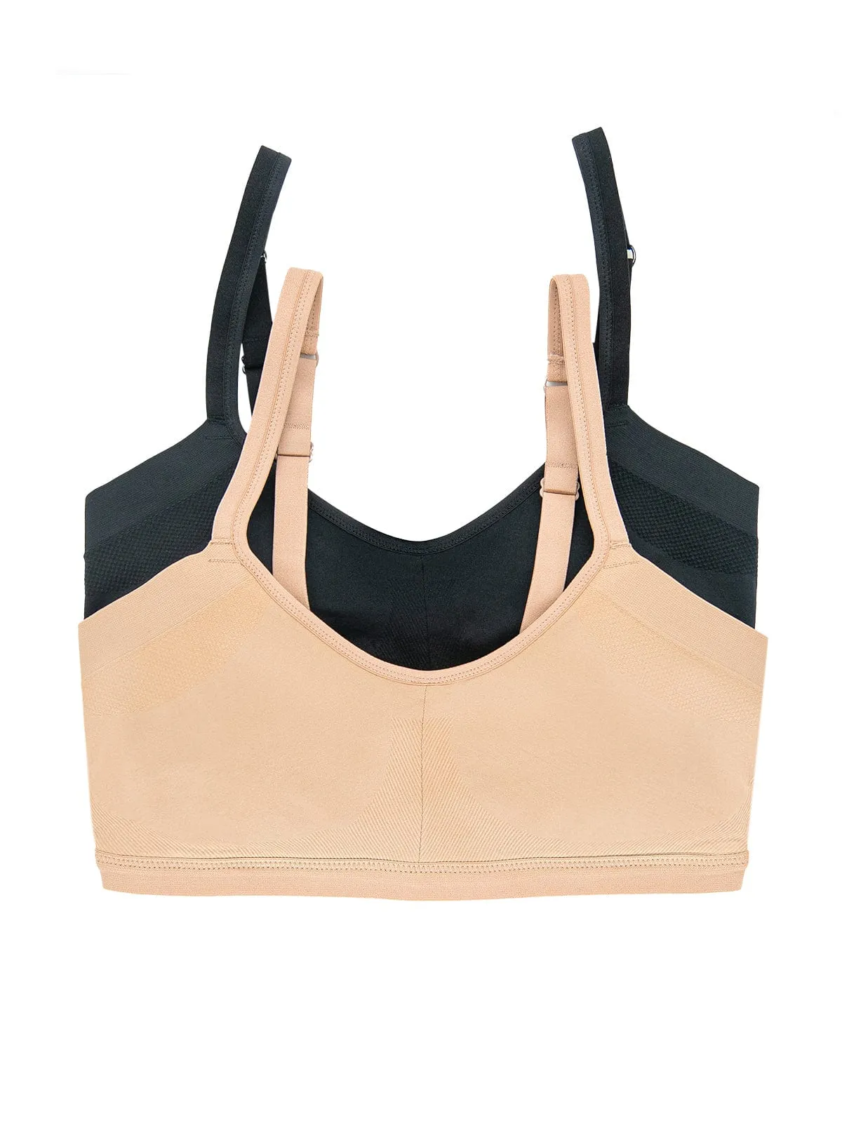 Wireless Seamless Side Smoothing Bra 2-Pack sold by Felina product image thumbnail 2