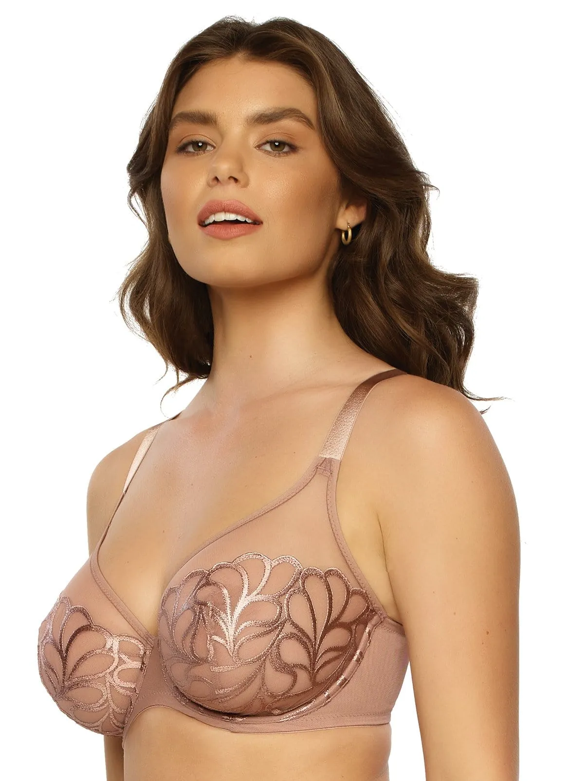 Lotus Embroidered Unlined Bra sold by Felina product image thumbnail 2