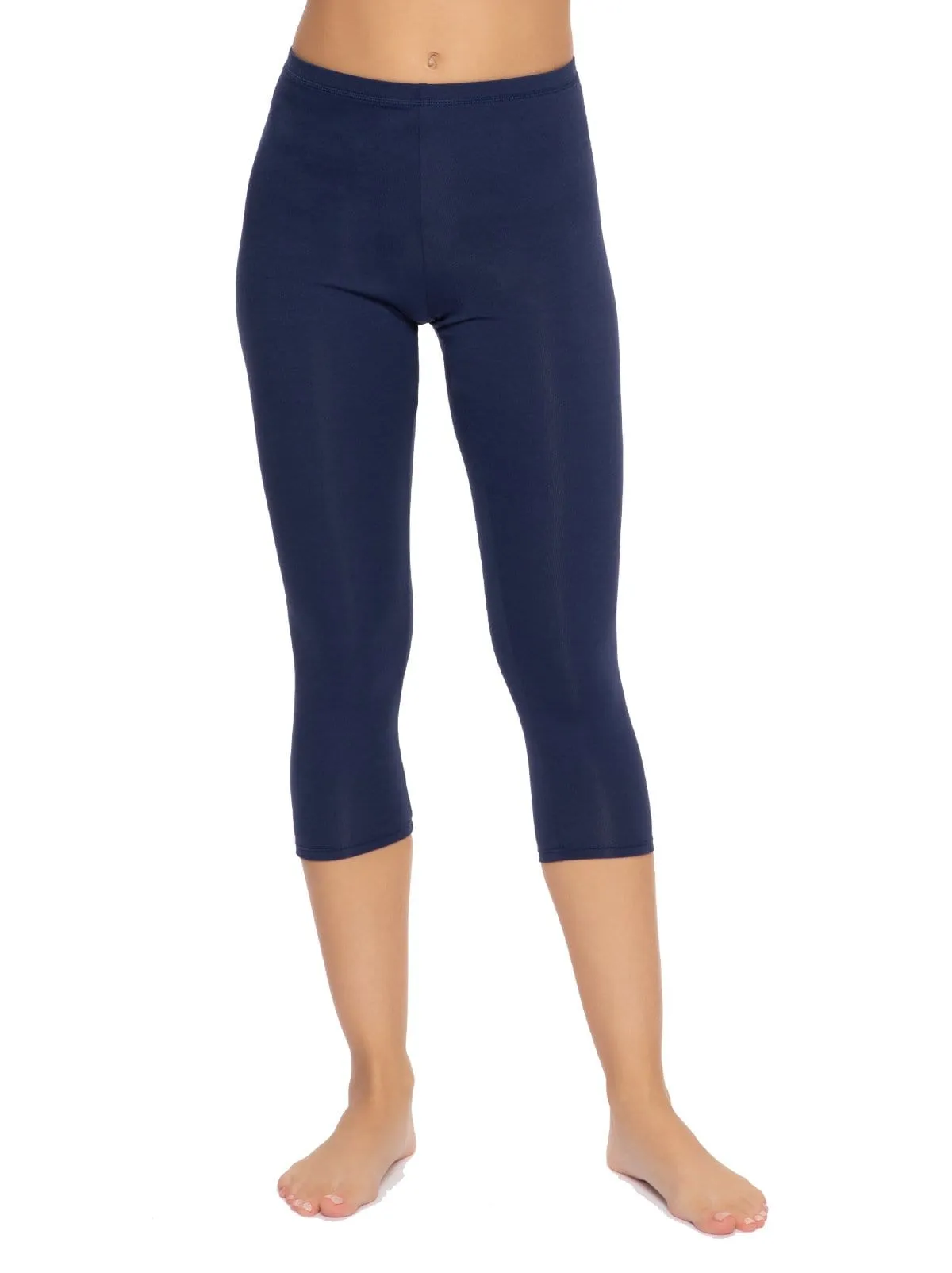 Cotton Modal Capri Leggings 2-Pack sold by Felina product image thumbnail 4