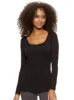 Velvety Soft Scoop Neck Longsleeve sold by Felina