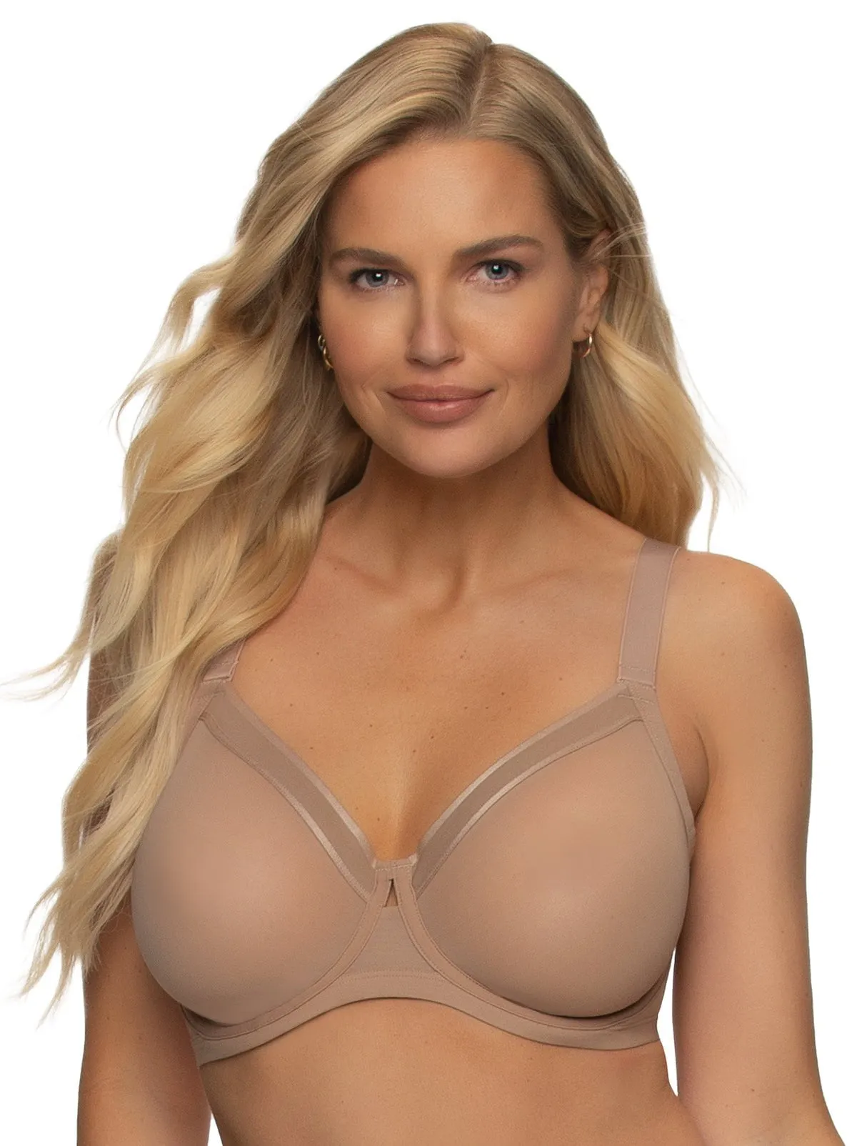 Ethereal Sheer Mesh Unlined Underwire Bra sold by Felina product image thumbnail 5