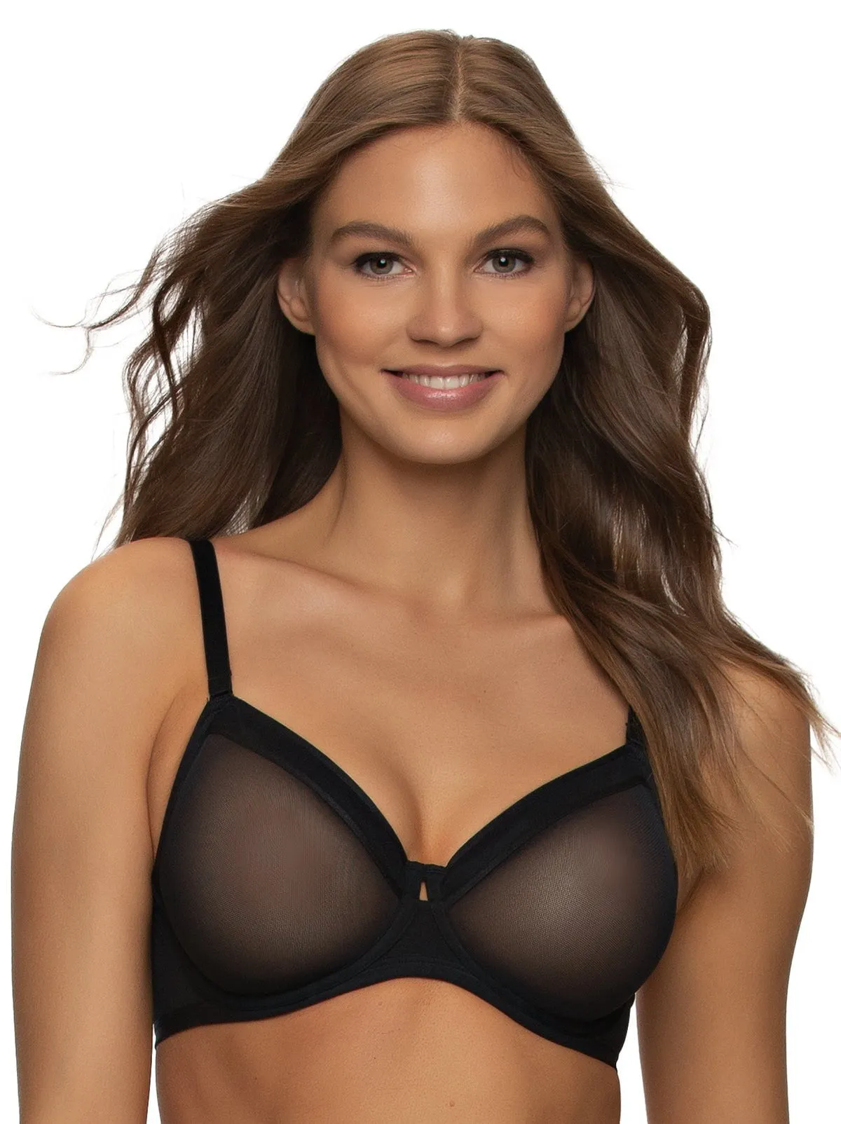 Ethereal Sheer Mesh Unlined Underwire Bra sold by Felina product image thumbnail 2