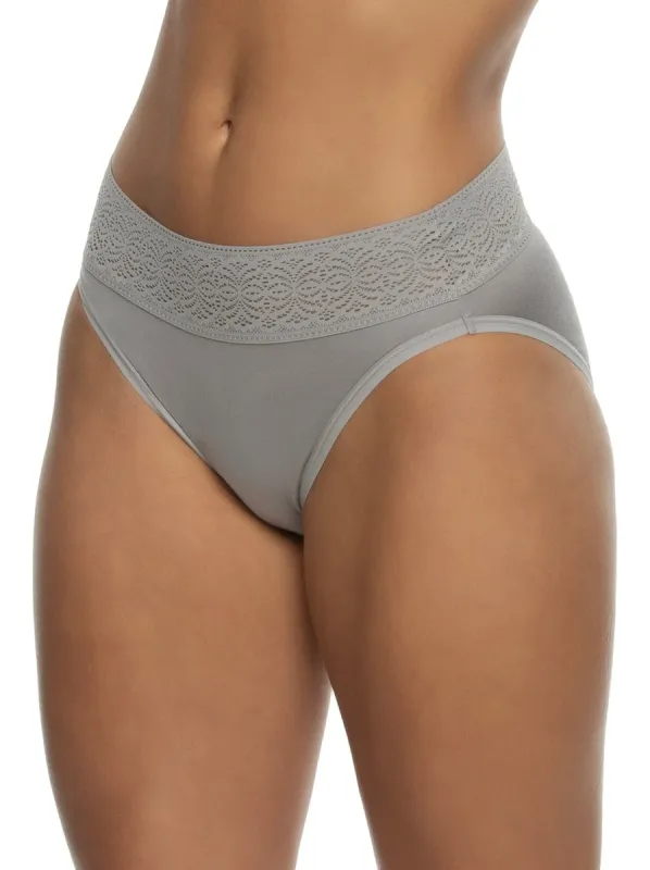 Serene Modal & Lace Hi Cut Panty sold by Felina
