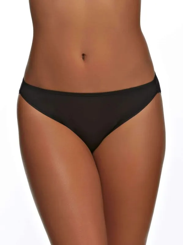 So Smooth Hi-Cut Geo Lace Trim Panties 4-Pack sold by Felina