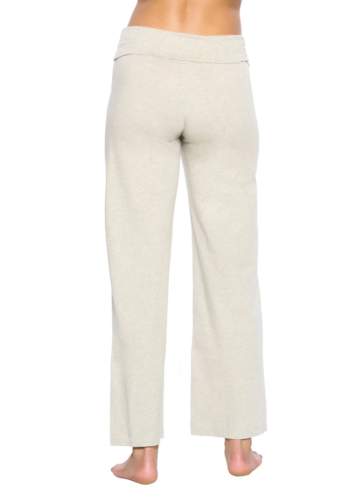 Organic Cotton Stretch Wide Leg Fold Over Pant sold by Felina product image thumbnail 2