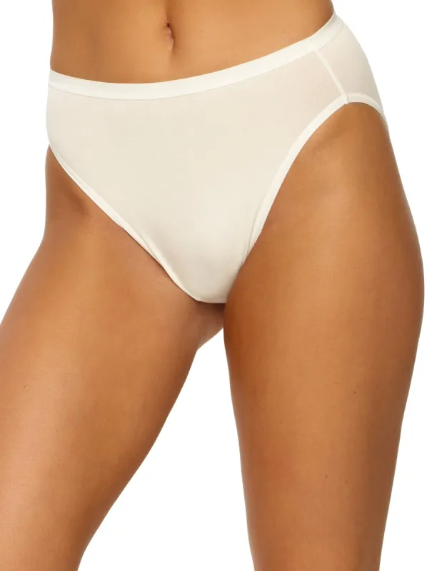 Organic Cotton Stretch Hi-Cut Panty made by Felina
