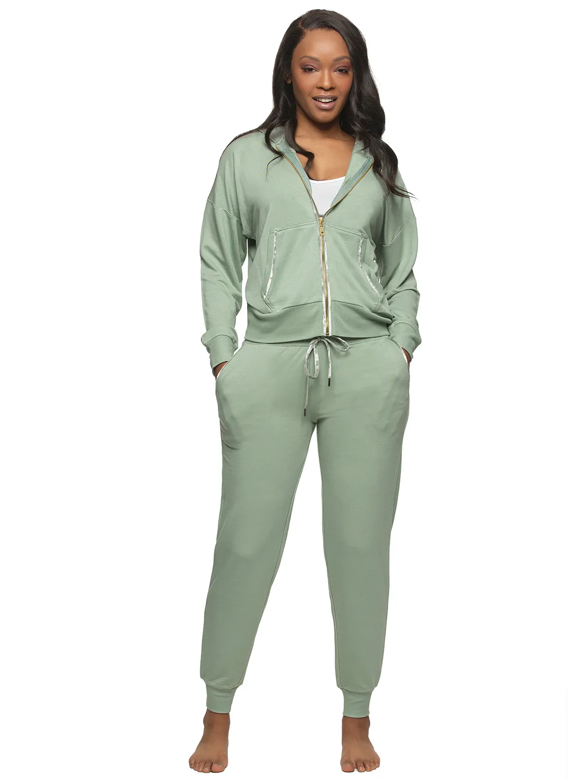 Aria Zip Up & Jogger Set sold by Felina product image thumbnail 4