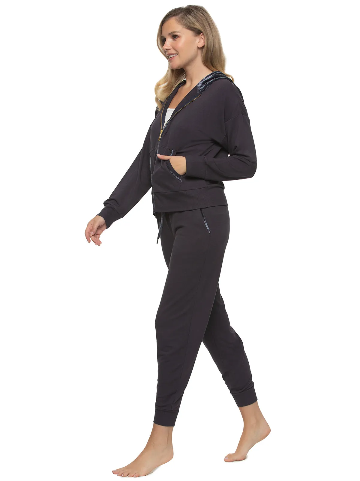 Aria Zip Up & Jogger Set sold by Felina product image thumbnail 2