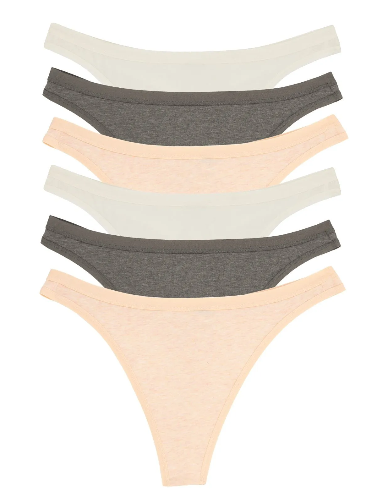 Organic Cotton Thong 6-Pack sold by Felina product image thumbnail 4