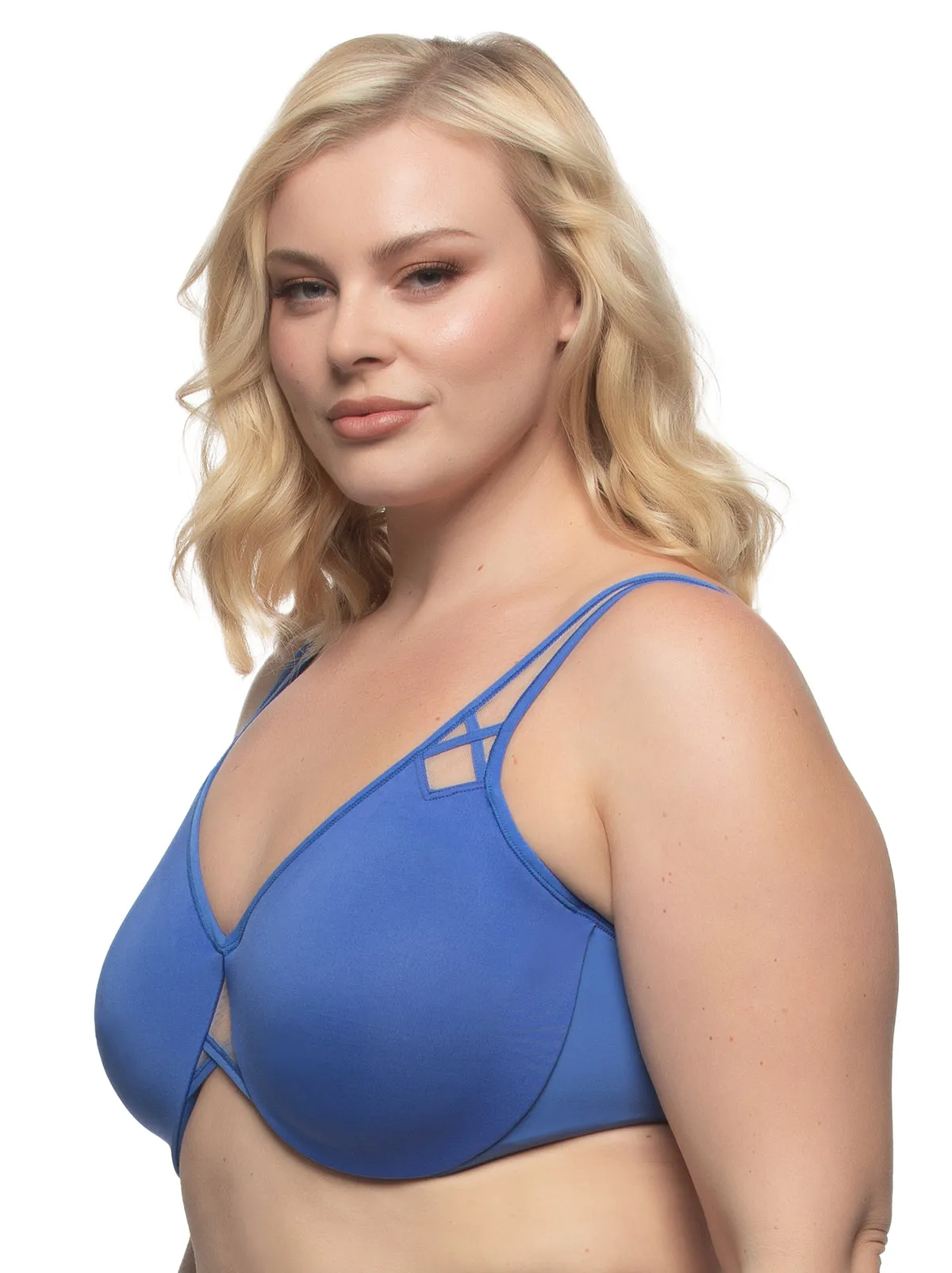 Amaranth Unlined Minimizer Bra sold by Felina product image thumbnail 2