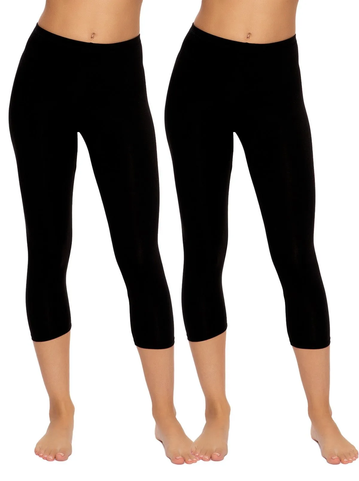 Velvety Soft Capri Legging 2-Pack sold by Felina