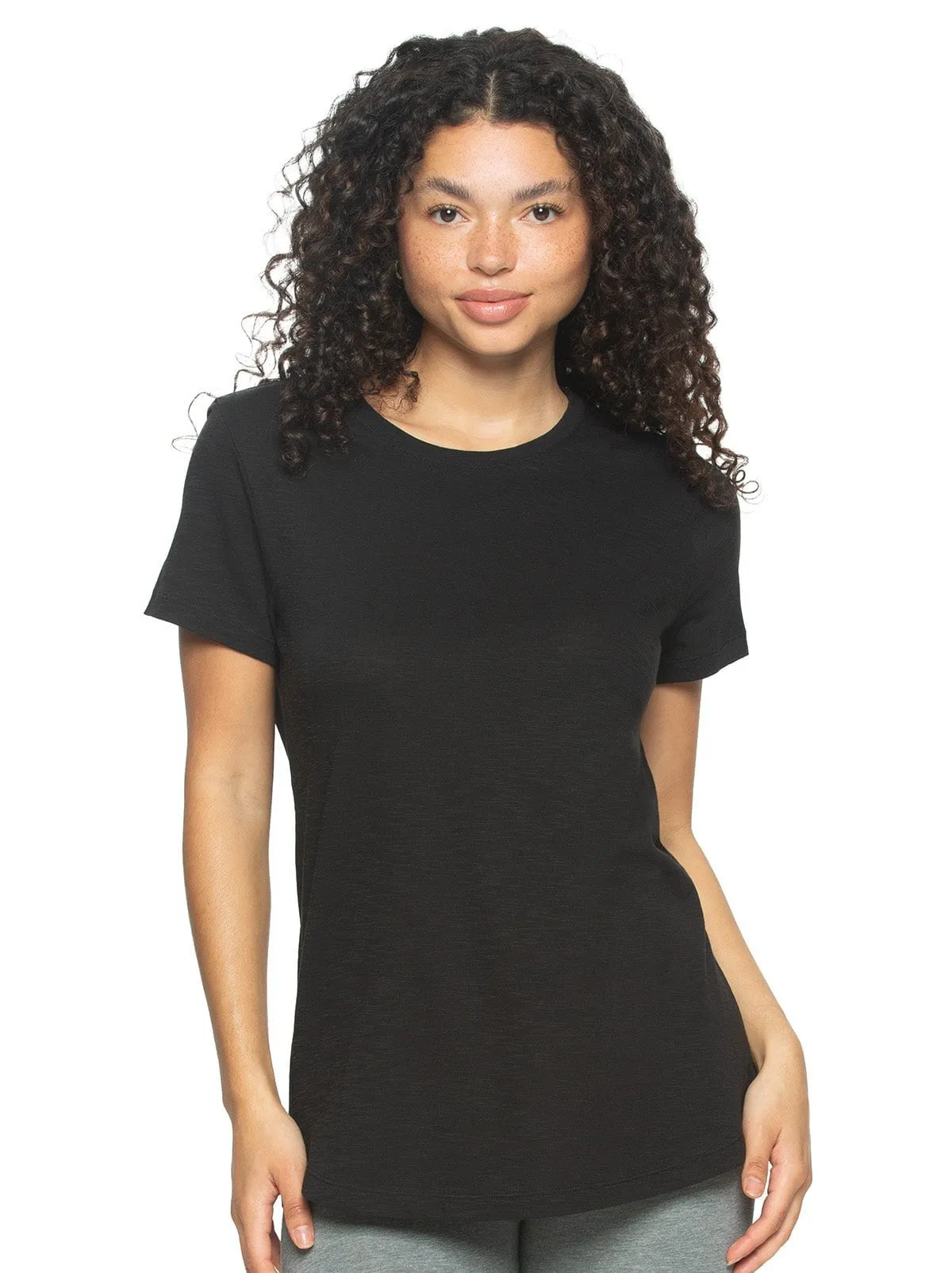 Slub Jersey Crew Neck T-Shirt 2-Pack sold by Felina product image thumbnail 2