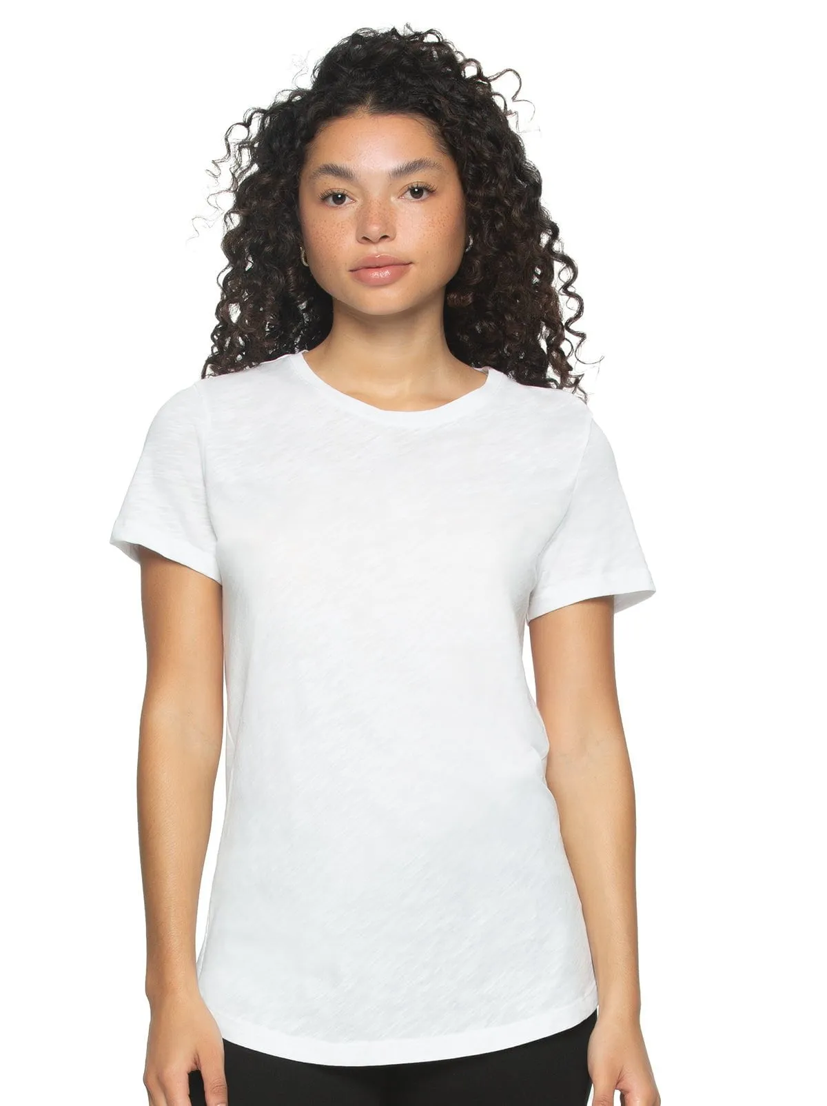 Slub Jersey Crew Neck T-Shirt 2-Pack sold by Felina product image thumbnail 4