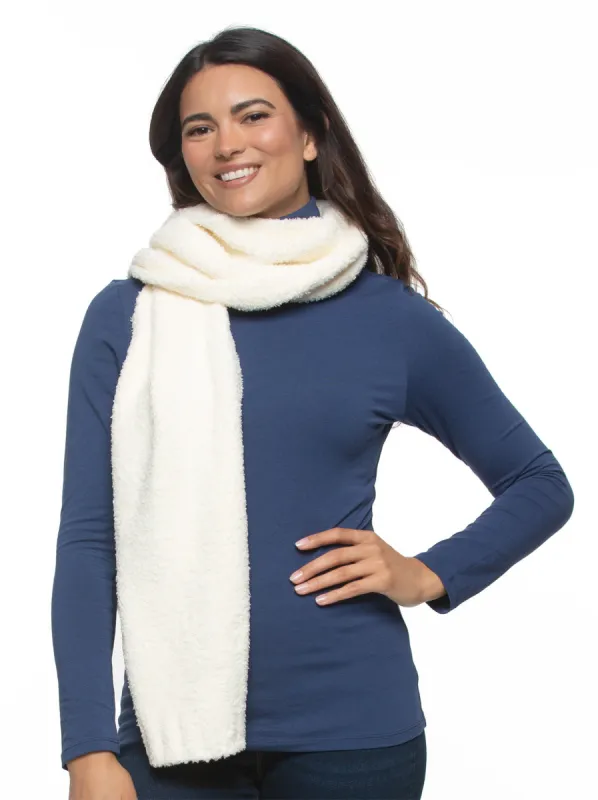 Warm & Fuzzy Knit Scarf sold by Felina