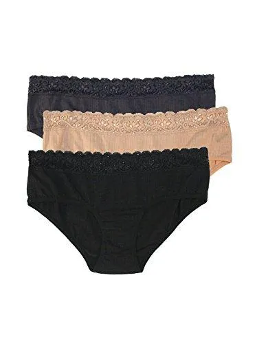 Low Rise Modal Lace Hipster 3-Pack sold by Felina product image thumbnail 3