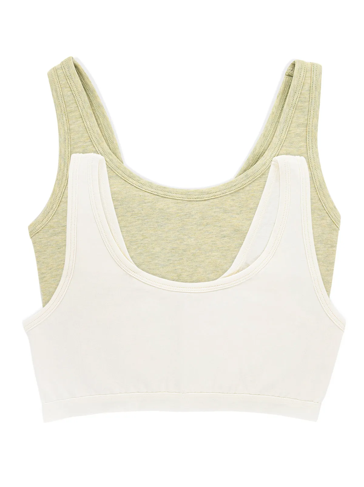 Organic Cotton Stretch Bralette 2-Pack sold by Felina product image thumbnail 2