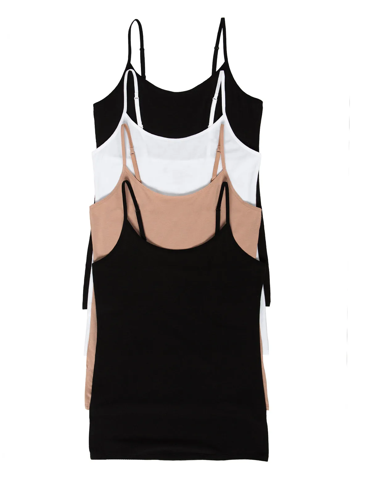 Cotton Modal Stretch Camisole 4-Pack sold by Felina