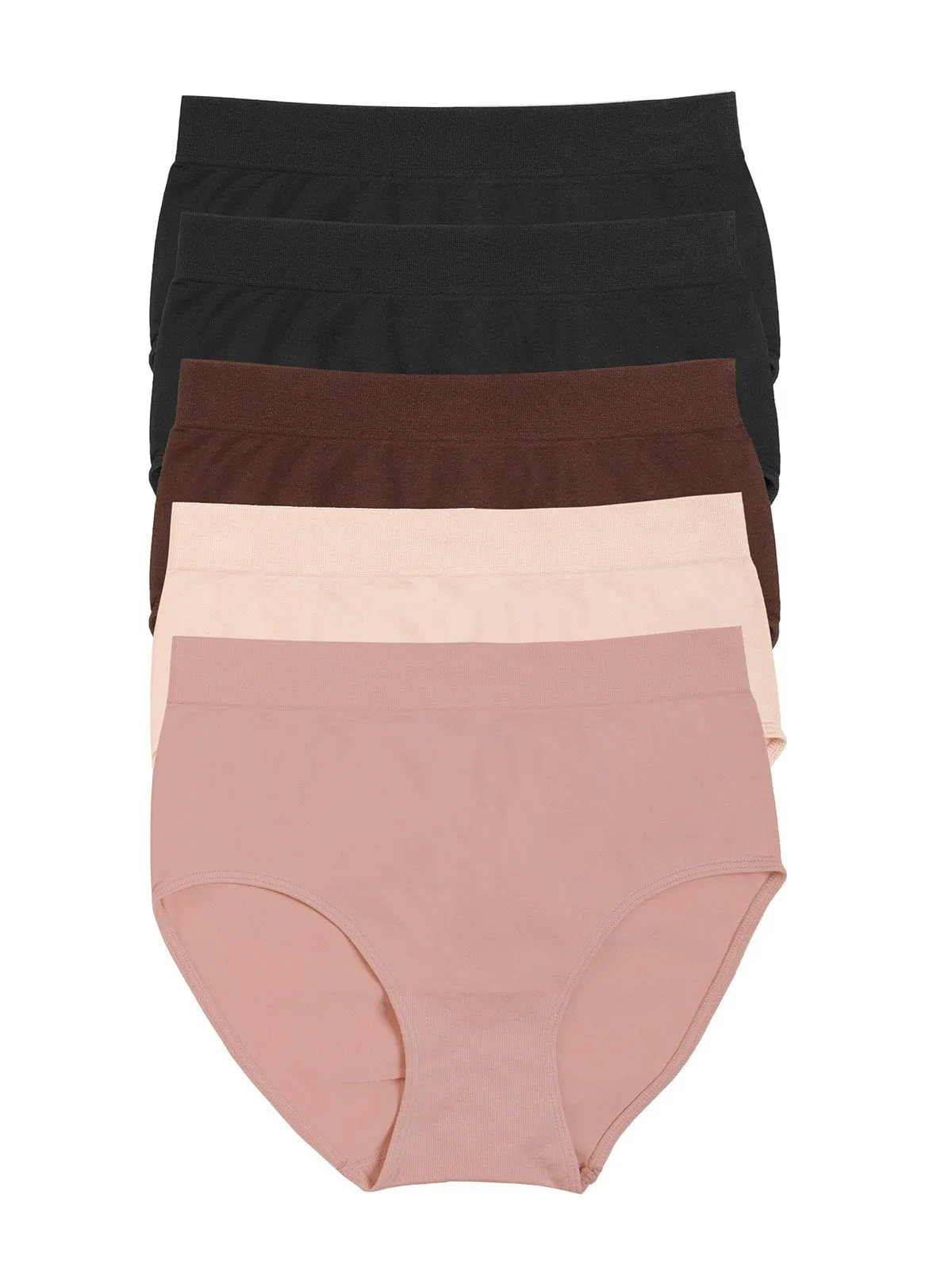 Body Smooth Seamless Brief 5-Pack sold by Felina