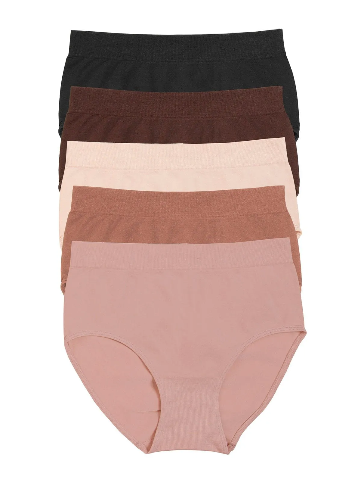 Body Smooth Seamless Brief 5-Pack sold by Felina product image thumbnail 2