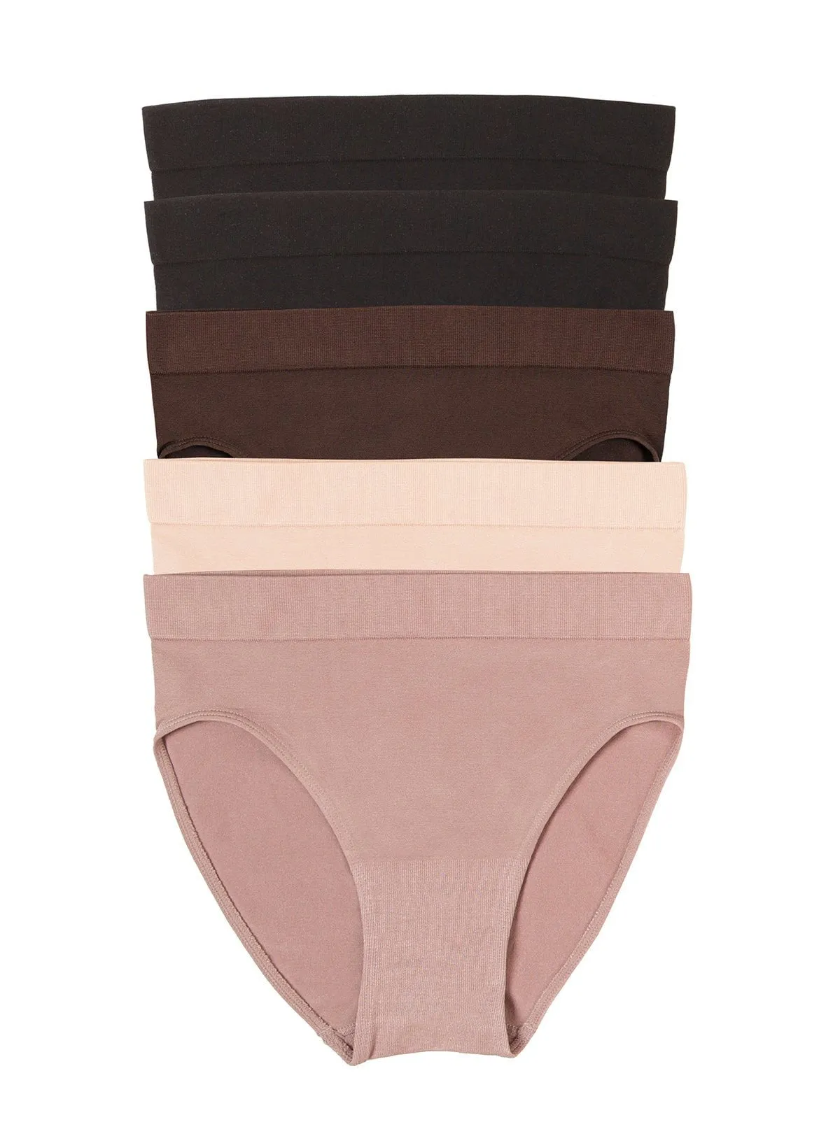 Body Smooth Hi-Cut Seamless Brief 5-Pack sold by Felina