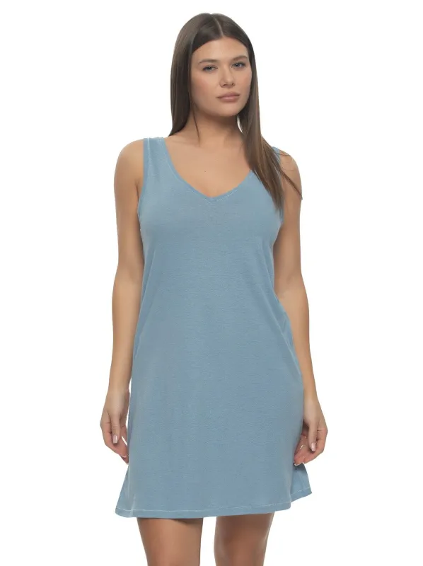 Lauren V-Neck Chemise made by Felina
