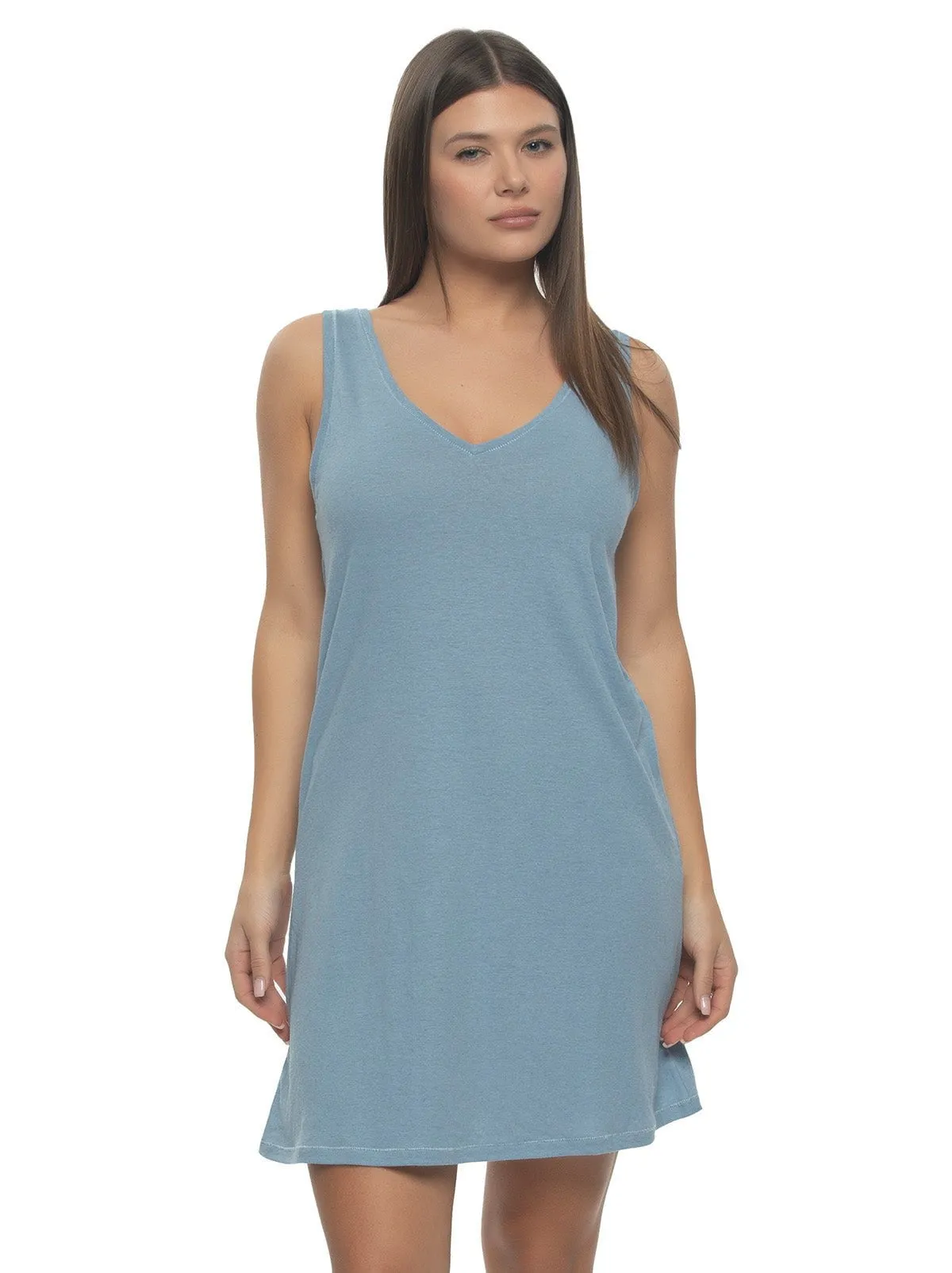 Lauren V-Neck Chemise sold by Felina