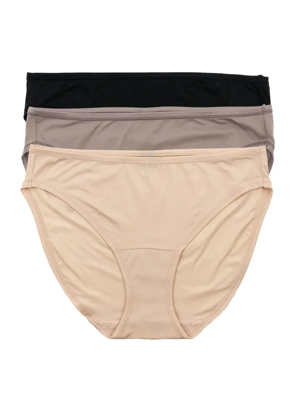 Blissful Super Stretchy Bikini 3-Pack made by Felina