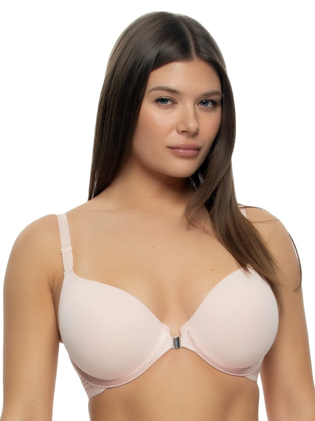 Body Soft Back Smoothing Front Close T-Shirt Bra sold by Felina