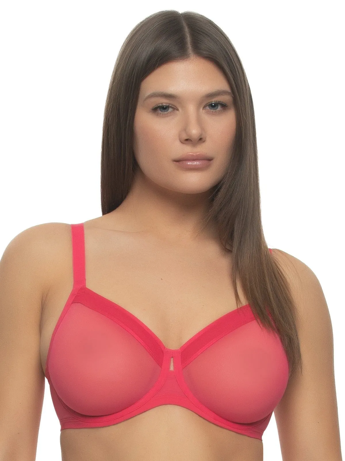 Ethereal Sheer Mesh Unlined Underwire Bra sold by Felina