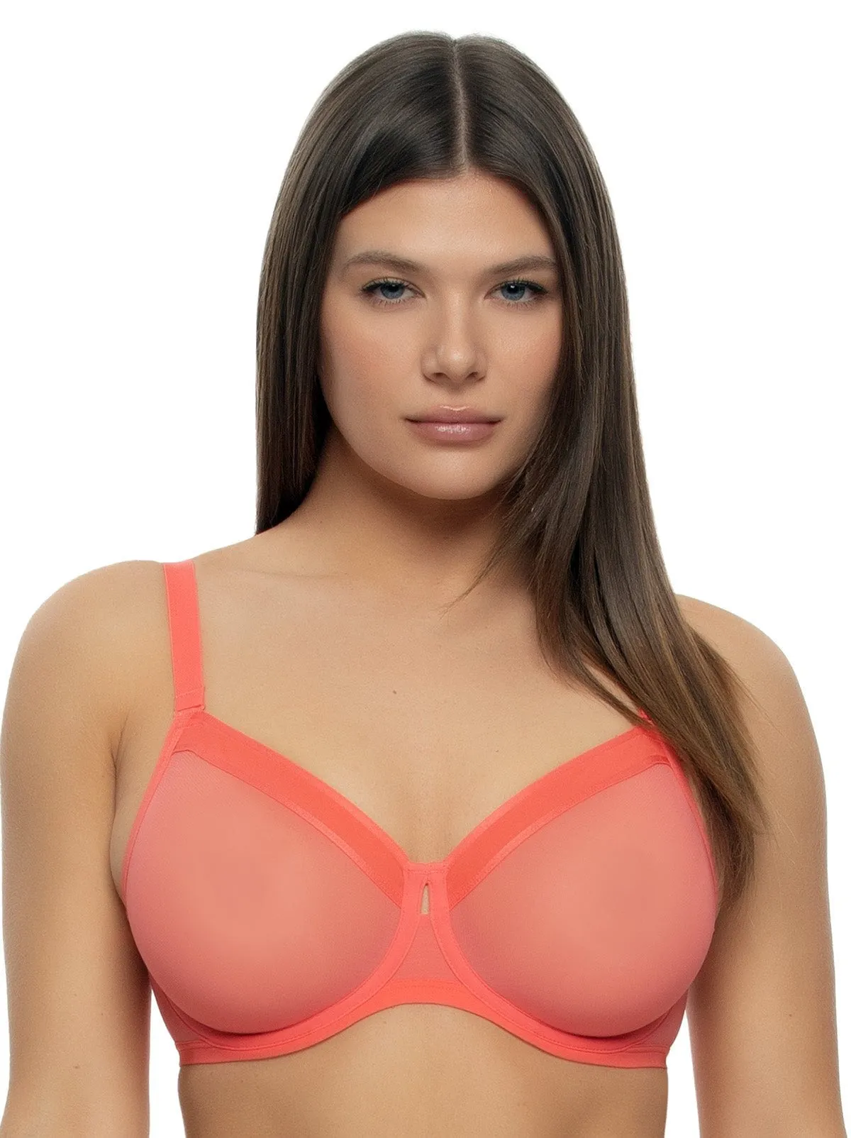 Ethereal Sheer Mesh Unlined Underwire Bra sold by Felina product image thumbnail 4