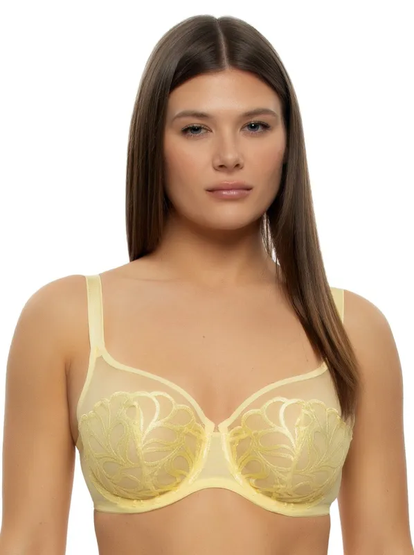 Lotus Embroidered Unlined Bra sold by Felina