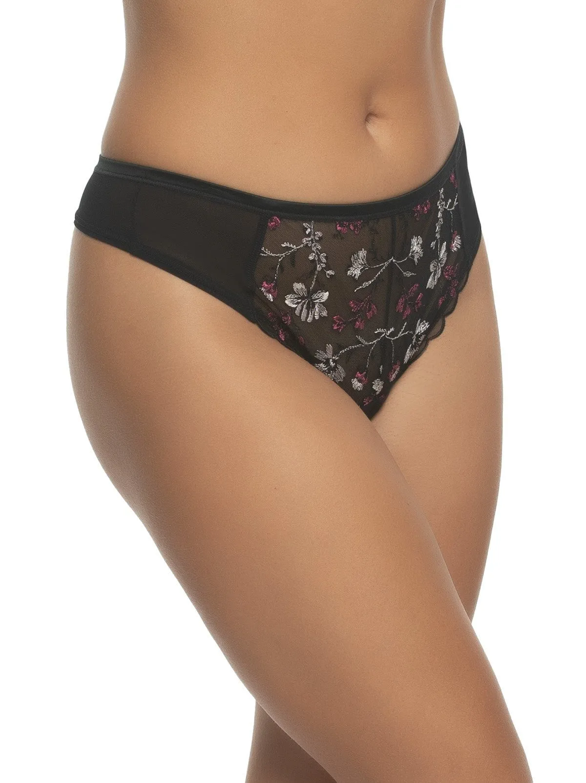 Allure Embroidered Thong sold by Felina product image thumbnail 2
