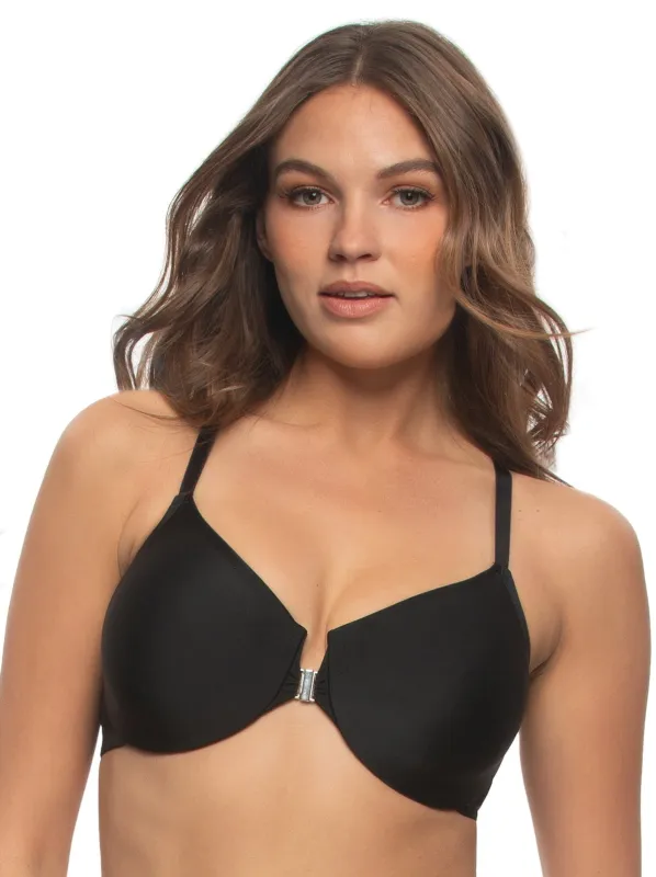 Tempting Unlined Front Close Minimizer Bra sold by Felina
