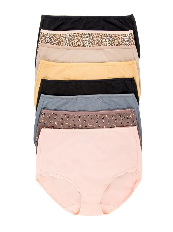 Felina Women's Cotton Modal Basic Women's Brief | 8-Pack sold by Felina