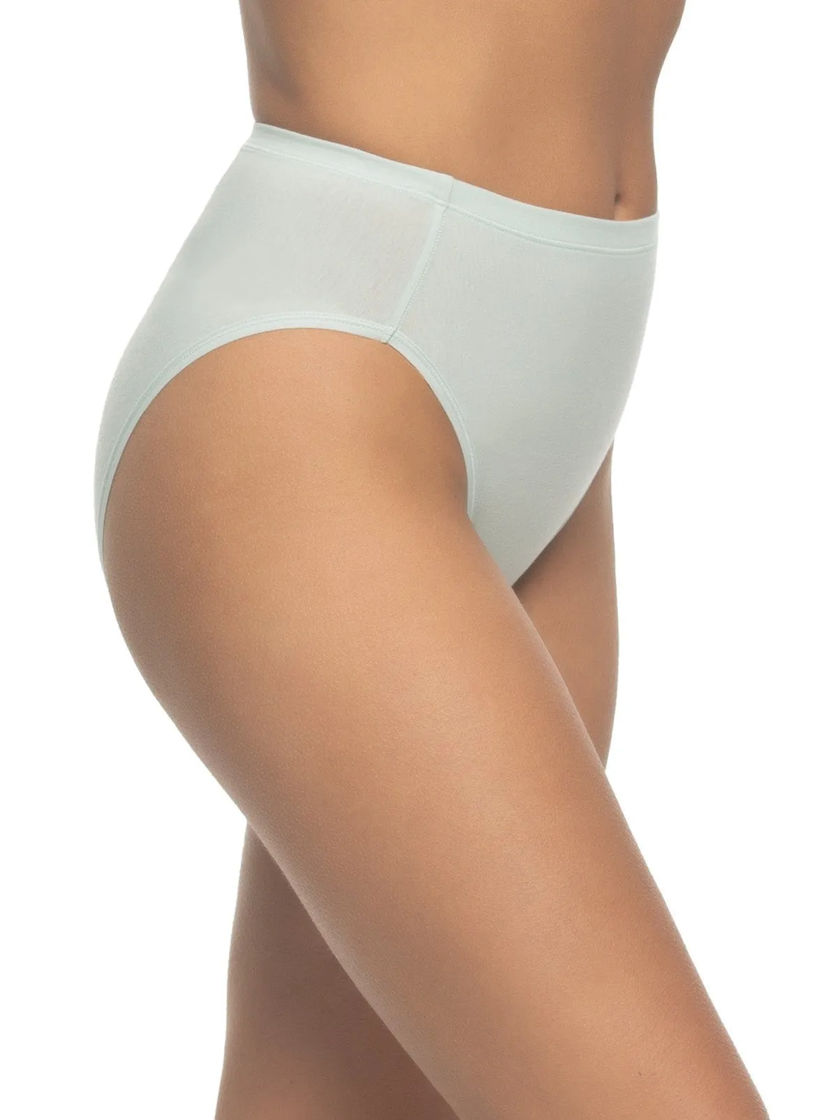 The Perfect Panty Super Stretchy Cotton Hi-Cut Brief 6-Pack sold by Felina product image thumbnail 2