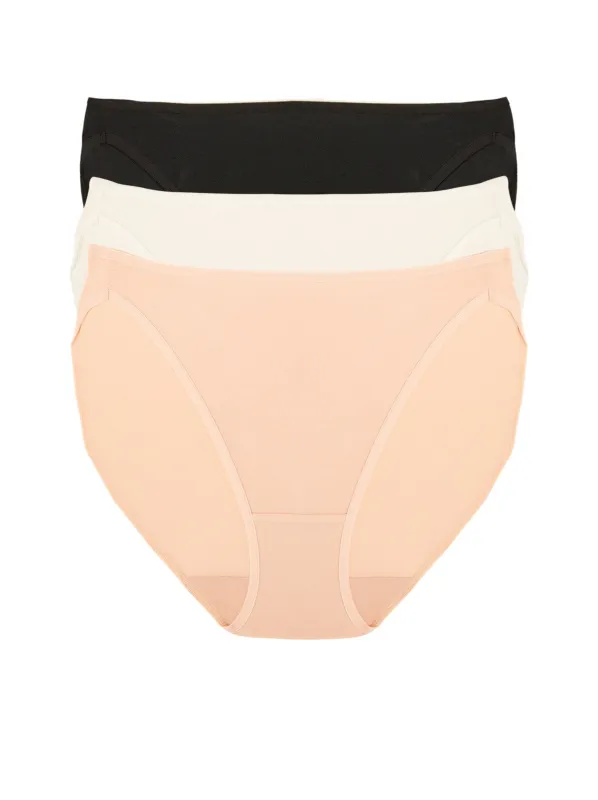 So Smooth Modal Hi Cut Panty 3-Pack sold by Felina