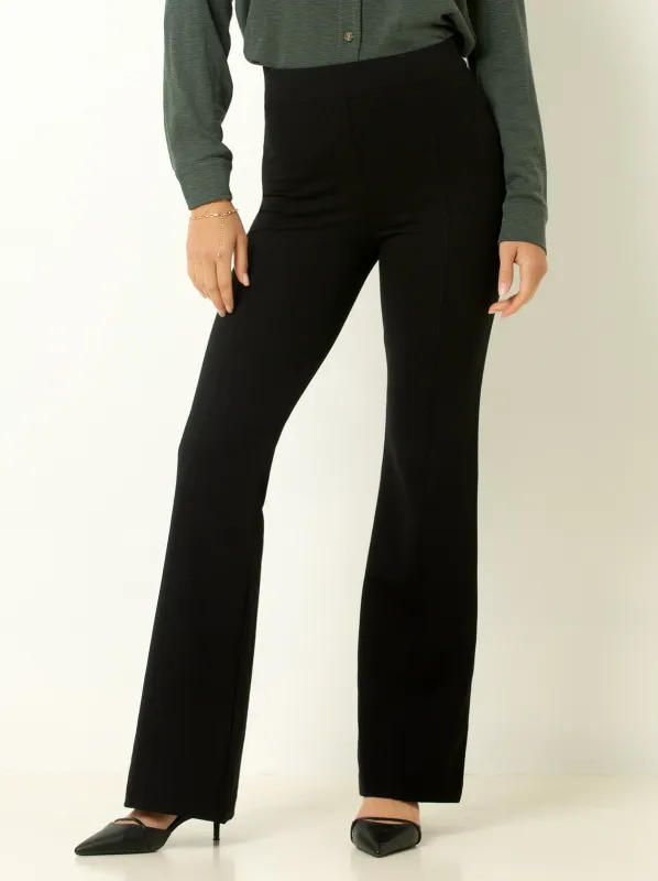 Single Stitch Shaping High Rise Flare Pant made by Felina