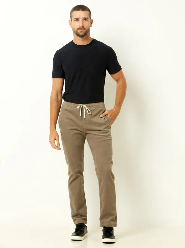 Single Stitch Drawstring Corduroy Pants sold by Felina