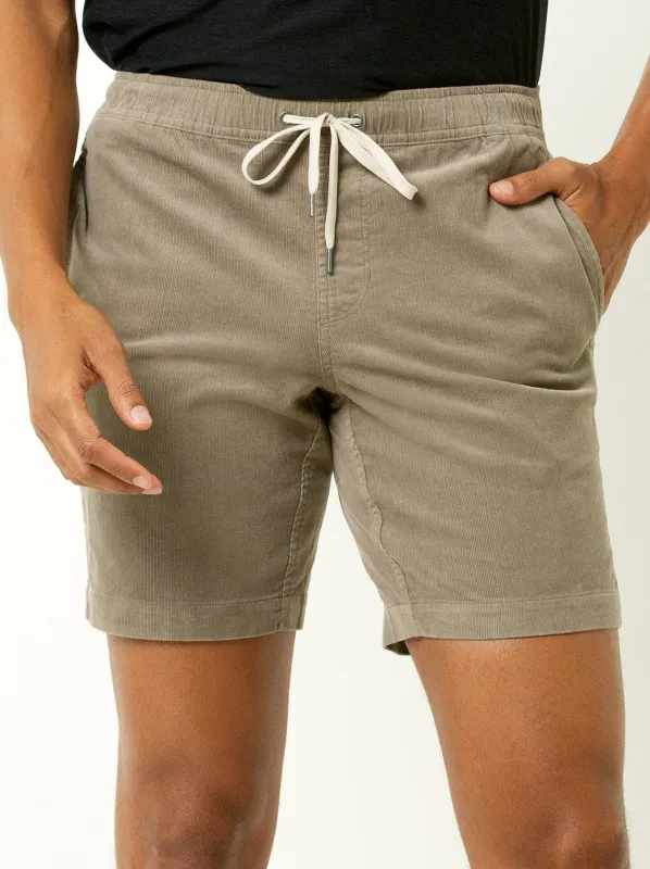 Drawstring Corduroy Shorts sold by Felina