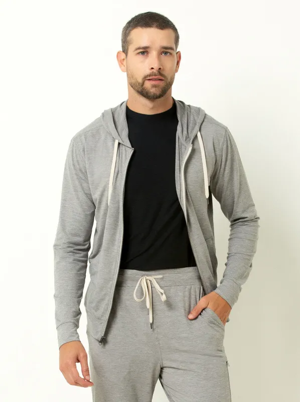Single Stitch Everyday Full Zip Hoodie sold by Felina