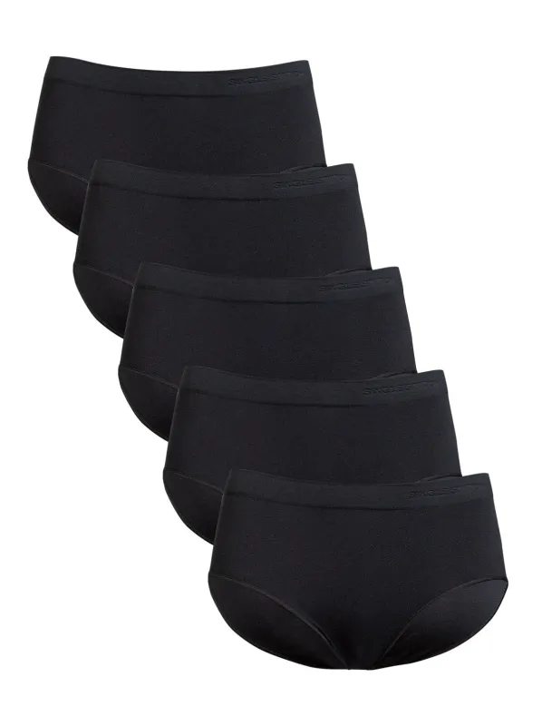 Single Stitch Seamless Modal Blend Brief 5-Pack sold by Felina
