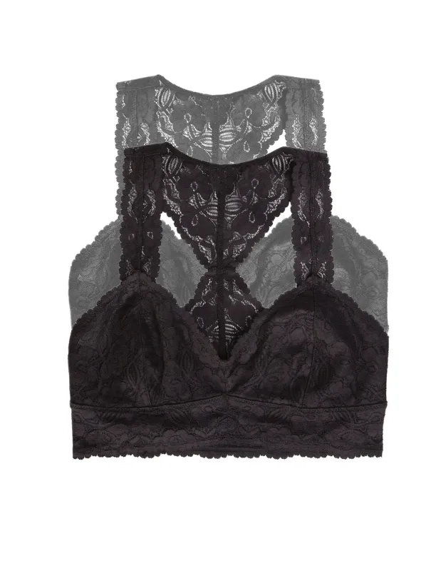 Lace Bralette 2-Pack by Unique Moments® sold by Felina
