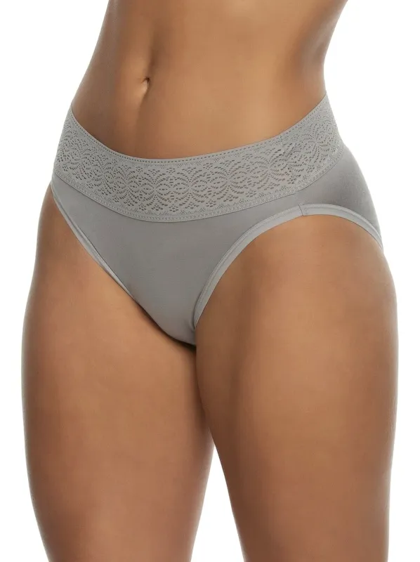 Serene Modal & Lace Hi-Cut Panty made by Felina
