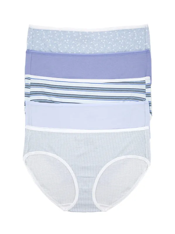 Cotton Modal Hipster Underwear 5-Pack made by Felina