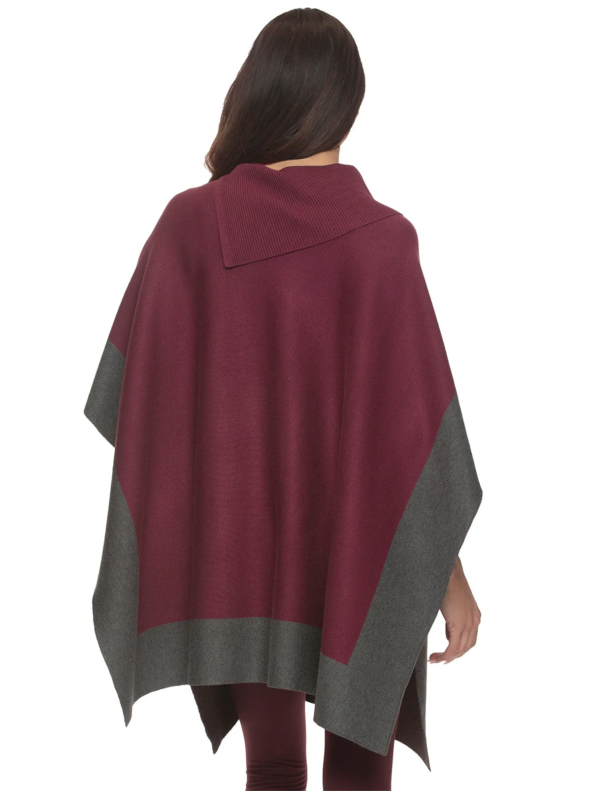 Slit Neck Poncho sold by Felina product image thumbnail 3