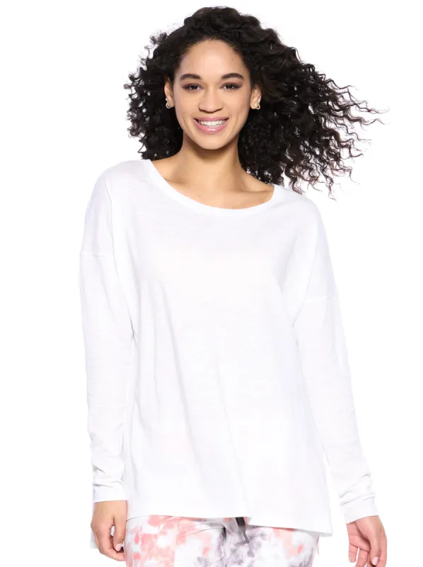 Slub Jersey Long Sleeve Tee sold by Felina