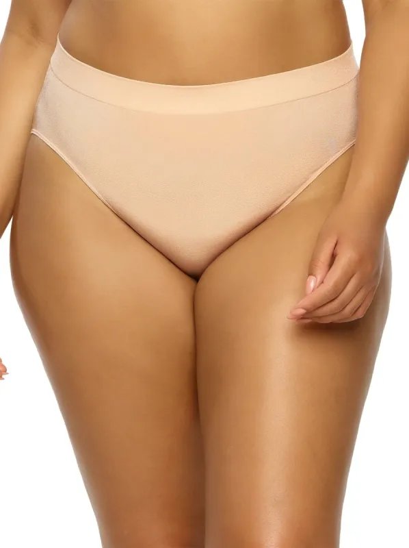 Body Smooth Hi Cut Seamless Brief Panties 3-Pack sold by Felina