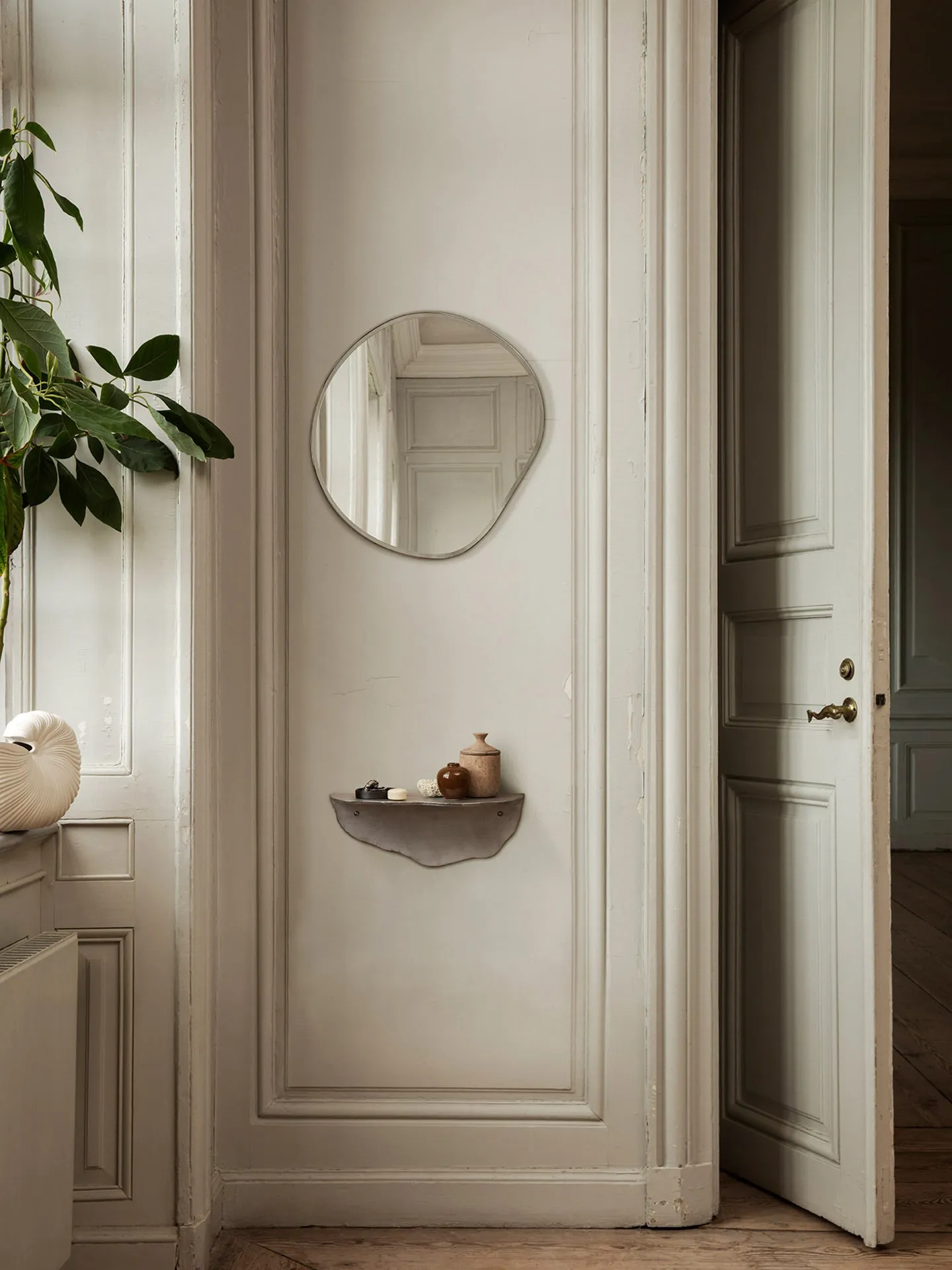 Pond Mirror - Small - Brass sold by Ferm Living product image thumbnail 2