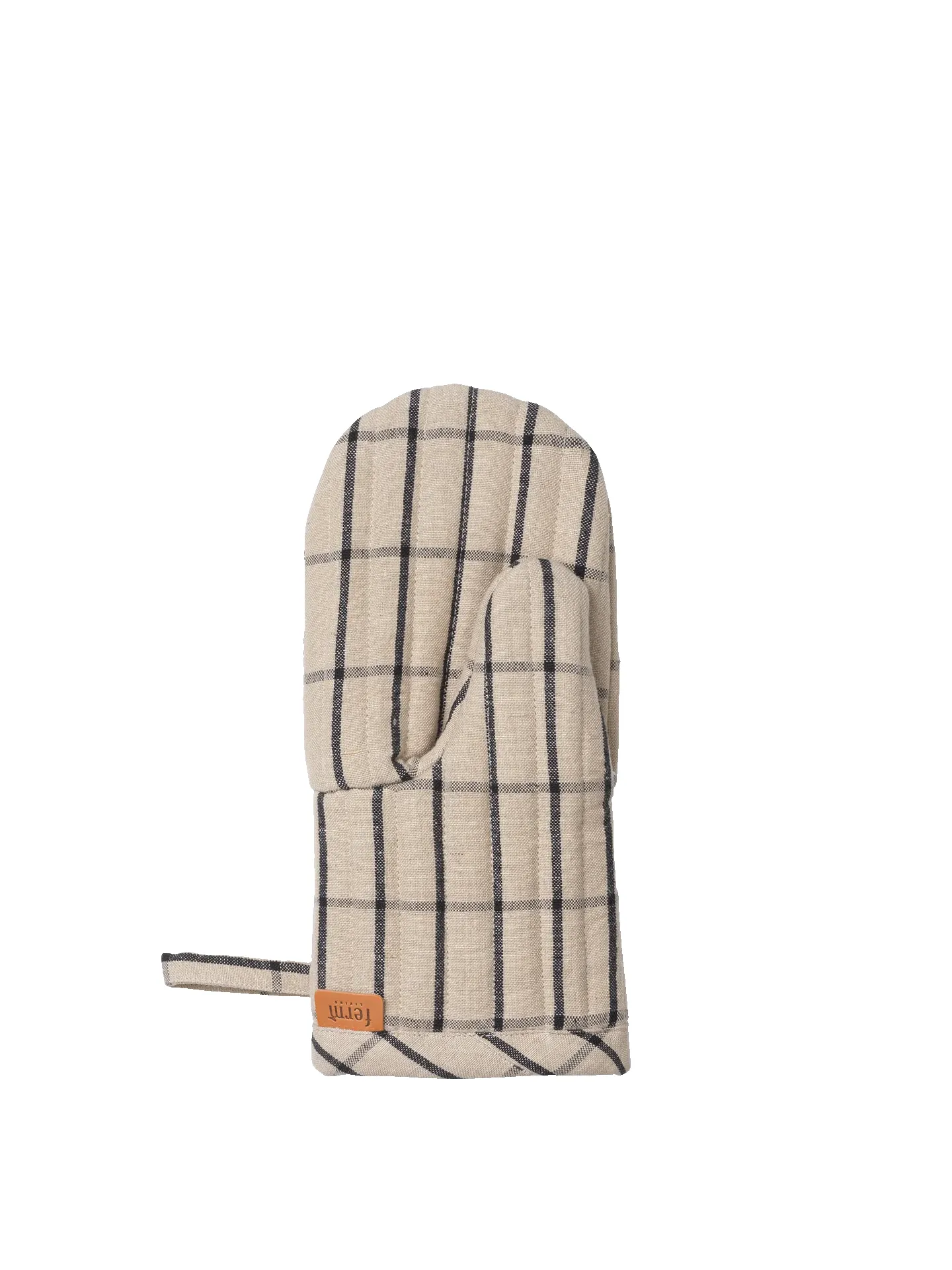 Hale Oven Mitt - Sand/Black sold by Ferm Living
