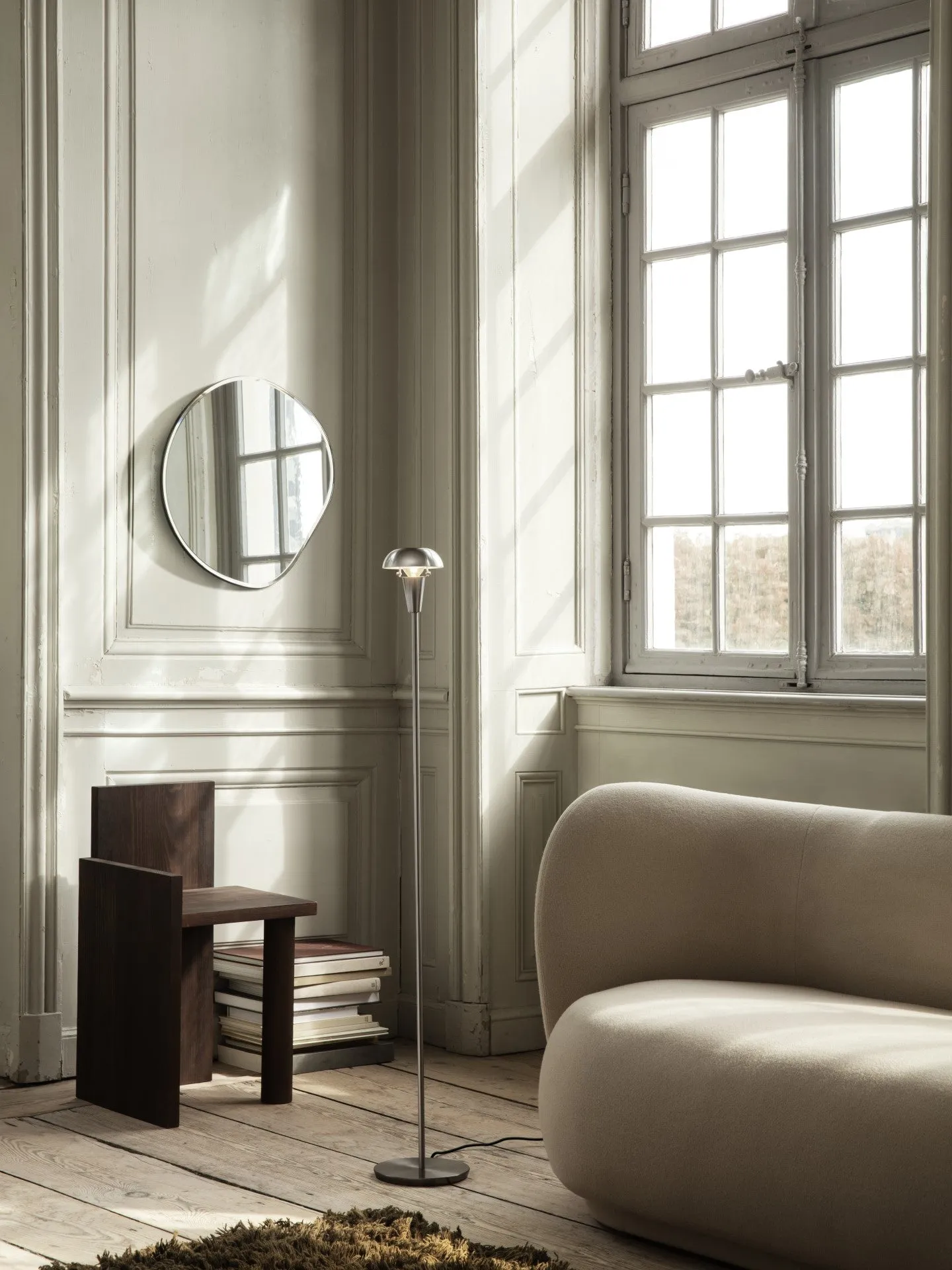 Pond Mirror - Small - Dark Chrome sold by Ferm Living product image thumbnail 2